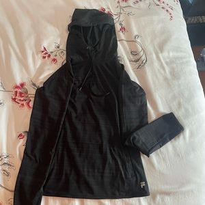 Fila hooded light weight sweatshirt